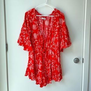 Hello Molly tropical romper